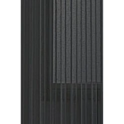 Front Page 2 Dri Glo Slub Sheer Curtain 180x250 Charcoal 180 X 250 Cm
