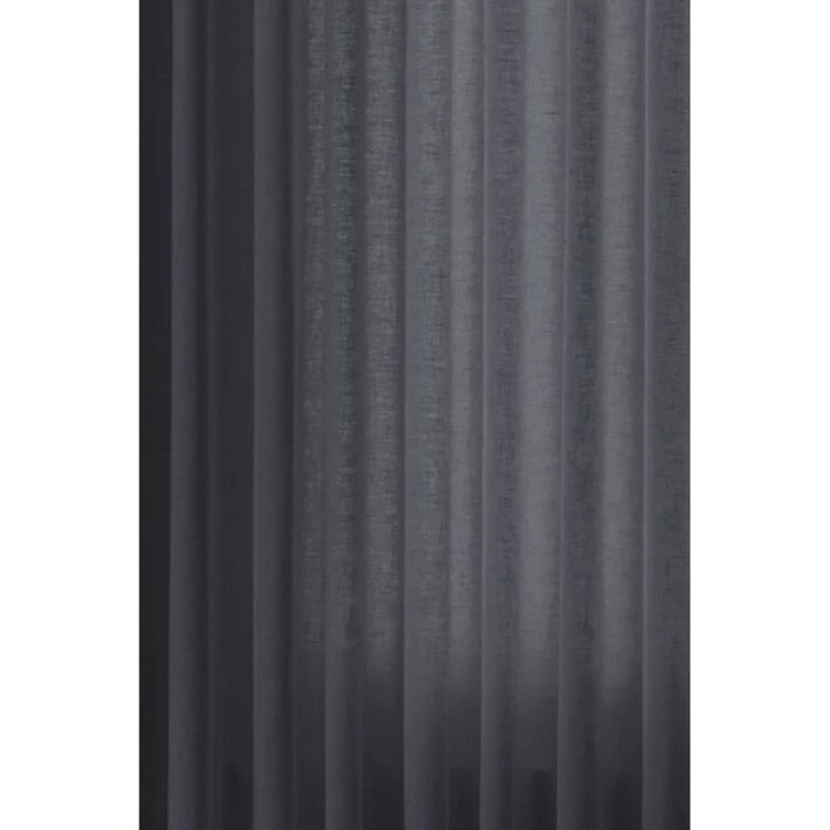 Dri Glo Linen Cotton Sheer Curtain 140x230 Charcoal 140 X 230 Cm 3 Dri Glo Linen Cotton Sheer Curtain 140x230 Charcoal 140 X 230 Cm