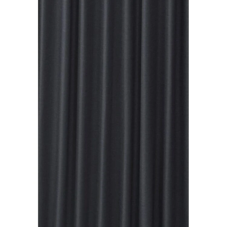 Dri Glo Slub Sheer Blockout Curtain 140x230 Charcoal 140 X 230 Cm 3 Dri Glo Slub Sheer Blockout Curtain 140x230 Charcoal 140 X 230 Cm