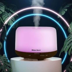 Milano Aroma Mood Light Diffuser 500mL 9 Milano Aroma Mood Light Diffuser 500mL -Linen House Shop BP632382 nc