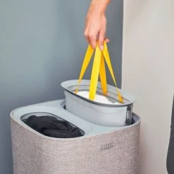 Joseph Joseph Joseph & Joseph Tota 60-Litre Laundry Separation Basket - Grey -Linen House Shop BP634038 nc 3