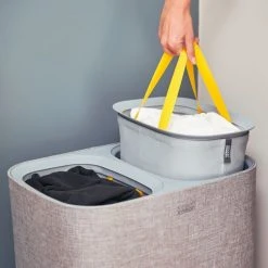 Joseph Joseph Joseph & Joseph Tota 90-Litre Laundry Separation Basket - Grey -Linen House Shop BP634162 nc 3