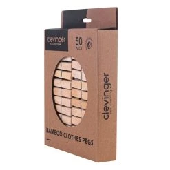 Clevinger Bamboo Pegs - 50 Pack -Linen House Shop BP634196 nc 2