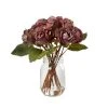 Rogue Rose Bouquet Jar 26 Cm Purple -Linen House Shop BP639247 nc