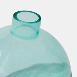 Soren Sparkle Teal Ball Vase