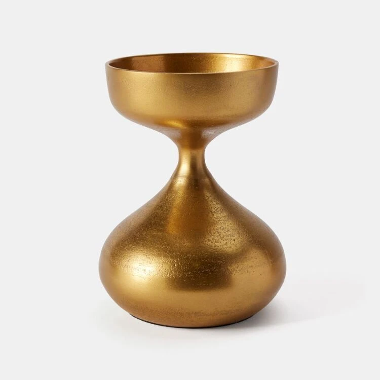 Soren Mida Large Gold Candlestick 4 Soren Mida Large Gold Candlestick - Image 2