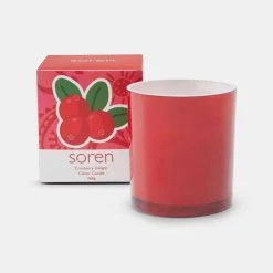Soren Cranberry Delight Candle 360 G