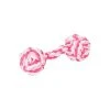 Oscar & Friends Pink Multi Rope Knit Toy Pink & Multicoloured One Size -Linen House Shop BP643378001 pink multi