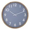 Amalfi Leonard Wall Clock Blue/White/Natural 41.5x5.5x41.5cm 2 Amalfi Leonard Wall Clock Blue/White/Natural 41.5x5.5x41.5cm -Linen House Shop SP 613910