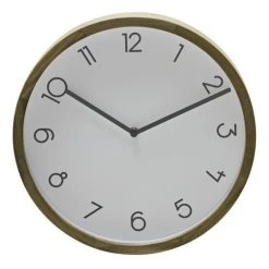 Amalfi Breen Wall Clock White