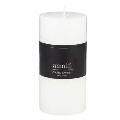 Amalfi Classic Unscented Pillar Candle