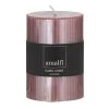 Amalfi Ribbed Unscented Pillar Candle Pink -Linen House Shop SP 625790
