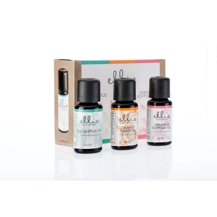 Ellia Oil 15mL 3 Pack Eucalyptus Orange Geranium 4 Ellia Oil 15mL 3 Pack Eucalyptus Orange Geranium - Image 2