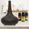 Milano Ultrasonic Aroma Diffuser Dark Wood -Linen House Shop SP 632386 5