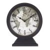 Amalfi World Map Mantel Clock Black/Multi 21.5x7.5x25.5cm -Linen House Shop SP 632399