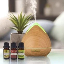 Purespa Ultrasonic Diffuser Light Wood