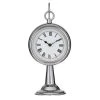 Society Home Society Home Verlow Mantel Clock Silver/White/Black 16x12x34.5cm 2 Society Home Society Home Verlow Mantel Clock Silver/White/Black 16x12x34.5cm -Linen House Shop SP 632431