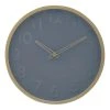 Emporium Hildie Wall Clock 30.5x4.1x30.5cm Blue/Natural -Linen House Shop SP 632433