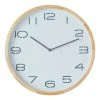 Amalfi Leni Wall Clock Natural & White 41.5 X 5 X 41.5 Cm -Linen House Shop SP 632440