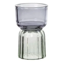 Amalfi Palais Candle Holder 10.5 X 16.5 Cm Grey