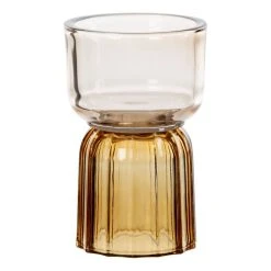 Amalfi Palais Candle Holder 10.5 X 16.5 Cm Orange