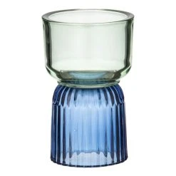 Amalfi Palais Candle Holder 10.5 X 16.5 Cm Cobalt