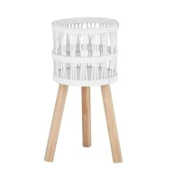 Emporium Rosado Planter Stand White 44 X 18 X 21 Cm