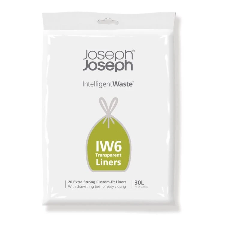 Joseph Joseph IW6 30L Transparent Custom-fit Liners 20 Pcs 3 Joseph Joseph IW6 30L Transparent Custom-fit Liners 20 Pcs