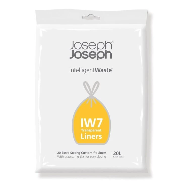 Joseph Joseph IW7 20L Transparent Custom-fit Liners 20 Pcs 3 Joseph Joseph IW7 20L Transparent Custom-fit Liners 20 Pcs