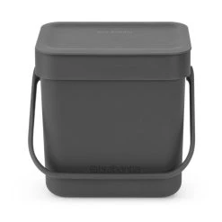 Brabantia Waste Bin Sort & Go 3L Grey