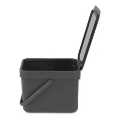 Brabantia Waste Bin Sort & Go 6L Grey
