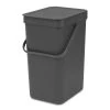 Brabantia Waste Bin Sort & Go 12L - Grey 2 Brabantia Waste Bin Sort & Go 12L - Grey -Linen House Shop SP 636961