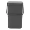Brabantia Waste Bin Sort & Go 25L Grey 1 Brabantia Waste Bin Sort & Go 25L Grey -Linen House Shop SP 636965