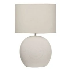 Front Page 18 Madras Link Fossil White Lamp 34 X 16 X 52cm