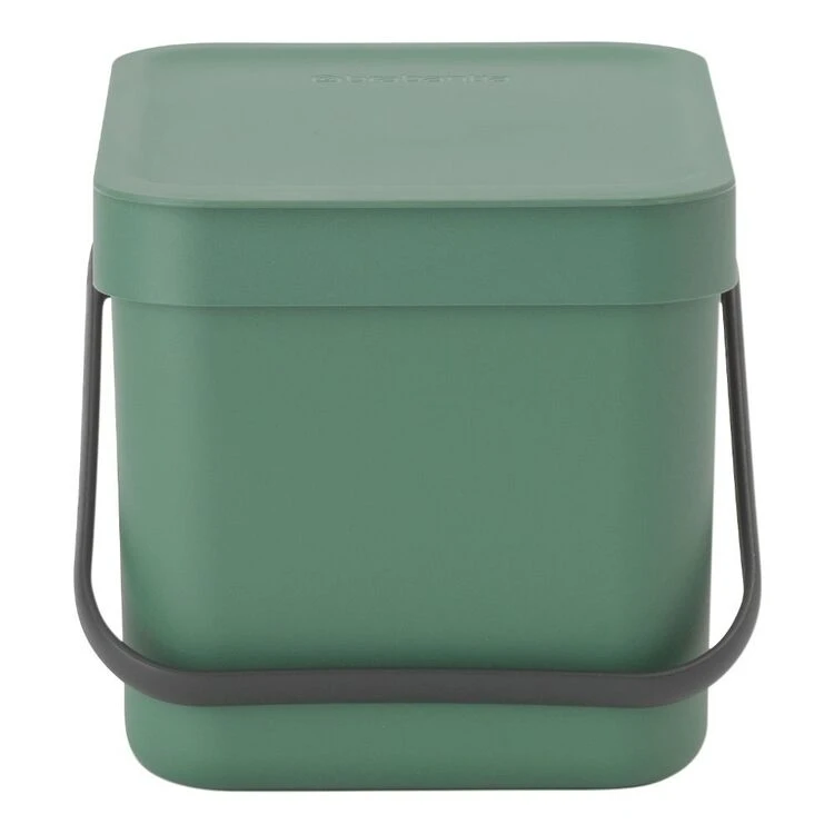 Brabantia Waste Bin Sort & Go 6L Fir Green 3 Brabantia Waste Bin Sort & Go 6L Fir Green