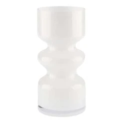 Linen House 25cm Vase Leon White
