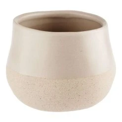 Linen House 16cm Planter Pot Nakia Shell