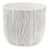 Linen House 19cm Planter Pot Taupin White 2 Linen House 19cm Planter Pot Taupin White -Linen House Shop SP 638460