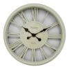 Maine & Crawford Hammersmith Clock White 52 X 52 X 6 Cm -Linen House Shop SP 638672