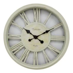 Maine & Crawford Hammersmith Clock White 52 X 52 X 6 Cm