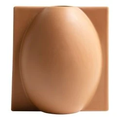 Kas Howard Large Vase Ochre 24 X 17 X 26 Cm