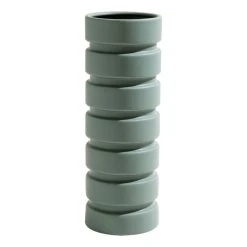 Kas Mima Vase Jade 12.5 X 12.5 X 32.5 Cm