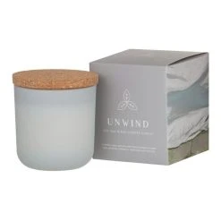 Amalfi Unwind Scented Candle 9.5 X 10 Cm Grey