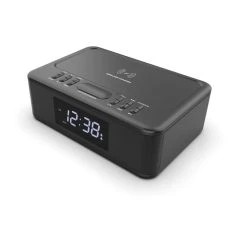 Lenoxx Wireless Charging Bluetooth Alarm Clock -Linen House Shop SP 639242